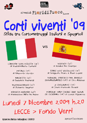Sfida tra cortometraggi italiani e spagnoli il 7 dicembre 2009 a Lecce