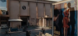 Incendio al Teatro 5 di Cinecitt�