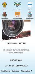 Dal 22 al 24 ottobre la 5a edizione di Le Visioni Altre