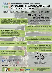 A Torino una giornata di documentari sui conflitti socio-ambientali in India