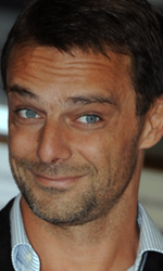Alessandro Preziosi sul set del film TV 