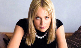 Sharon Stone con Pupi Avati in 
