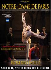 Roberto Bolle arriva al cinema con il balletto Notre-Dame de Paris