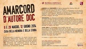 Amarcord d'Autore Doc, tre serata a Roma