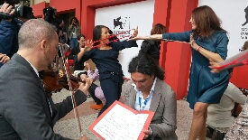 VENEZIA 71 - Un flash mob per presentare 