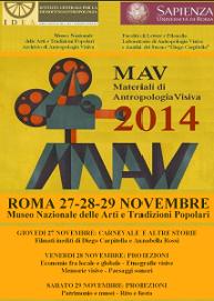 Il Convegno-Rassegna Materiali di Antropologia Visiva dal 27 al 29 novembre