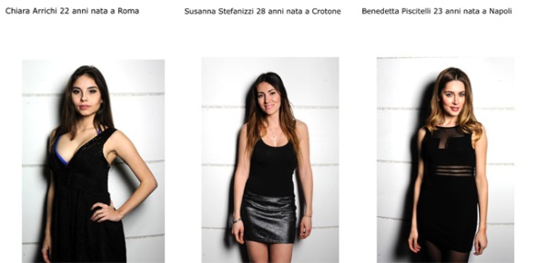 Chiara Arrichi, Susanna Stefanizzi e Benedetta Piscitelli finaliste di Miss Supercinema