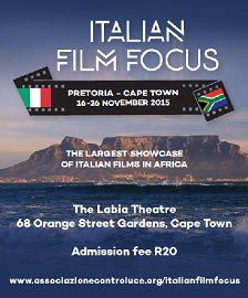 Cape Town-Pretoria Italian Film Focus 15 - Da 16 al 26 novembre