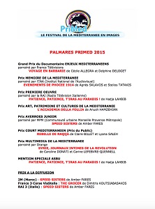 Il palmares del Premio Internazionale del Documentario e del Reportage Mediterraneo 2015
