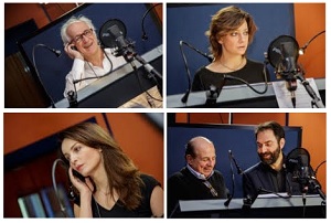 Toni Servillo, Giovanna Mezzogiorno, Neri Marcor, Violante Placido e Giancarlo Magalli  le voci de 