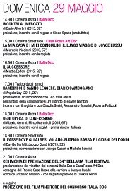 BFF 34 - Il programma del 29 maggio