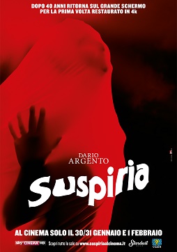 SUSPIRIA torna al cinema restaurato in 4k per festeggiare i 40 anni