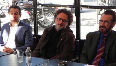 SUL SET DI MORABITO - Con Santamaria e Giallini