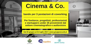 CINEMA & Co. - Bando per 3 postazioni di coworking all�Officina delle Arti Audiovisive