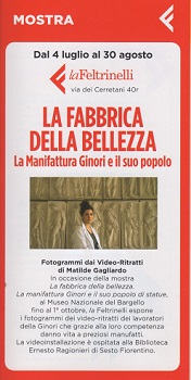 FELTRINELLI FIRENZE - Dal 4 luglio al 30 agosto in mostra 
