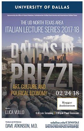 LUCA VULLO - AllUniversit di Dallas per la proiezione del documentario Dallas in Prizzi
