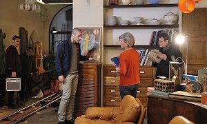LA FRECCIA DEL TEMPO - Carlo Sarti sul set a Bologna