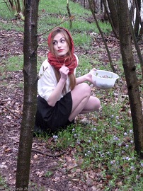LE PETIT CHAPERON ROUGE - Silighini sul set al Parco del Lura