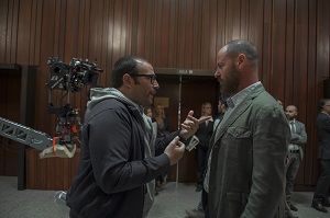 UNO DI FAMIGLIA - Alessio Maria Federici sul set a Roma