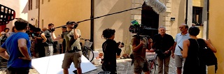SOLO COSE BELLE - Kristian Gianfreda sul set in Romagna