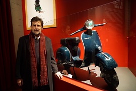 TFF36 - Nanni Moretti al Museo Nazionale del Cinema per vedere il corner dedicato alla Vespa di 