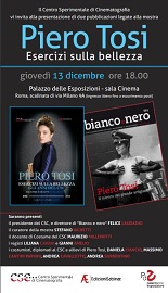 PIERO TOSI - Il CSC presenta a Roma due pubblicazioni sul costumista