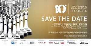 GRAN PREMIO INTERNAZIONALE DEL DOPPIAGGIO 10 - Le nomination