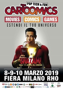 CARTOOMICS 26 - Nell'area MovieCon cinema, home-video e serie TV