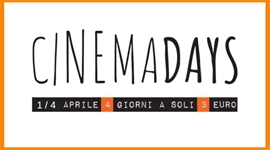 CINEMADAYS - 1 milione e 227mila spettatori in sala