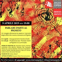 PARLARE D'ARTE. AL PIGNETO - Anteprima il 9 aprile a Roma