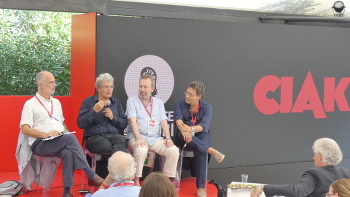 VENEZIA 76 - Mario Martone, il Sindaco e Scarpetta