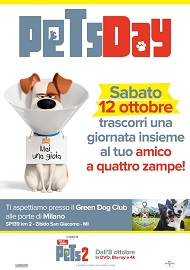 PETS 2 - VITA DA ANIMALI - Evento speciale al Green Dog Club di Milano