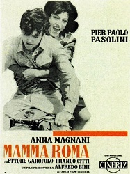 MAMMA ROMA A COLORI - Proiezione il 28 ottobre alla Casa del Cinema di Roma