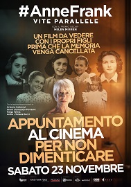 ANNEFRANK -VITE PARALLELE - Torna al cinema il 23 novembre
