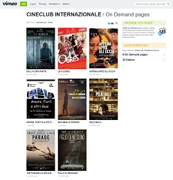 CINECLUB INTERNAZIONALE - Nasce il canale VOD