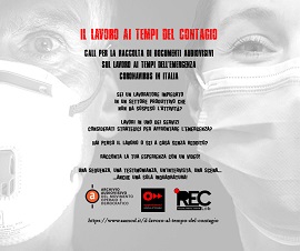 IL LAVORO AI TEMPI DEL CONTAGIO - AAMOD lancia una campagna raccolta video a documentazione partecipata per un nuovo fondo di archivio storico