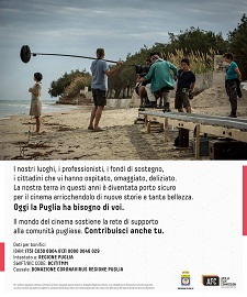 APULIA FILM COMMISSION - Misure straordinarie per le imprese e i lavoratori del comparto audiovisivo