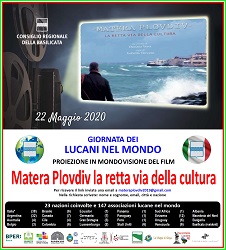 MATERA PLOVDIV LA RETTA VIA DELLA CULTURA - Su youtube dal 22 maggio