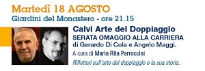 CALVI FESTIVAL 5 - Riflettori sullArte del Doppiaggio e la sua Storia con Gerardo Di Cola e Angelo Maggi