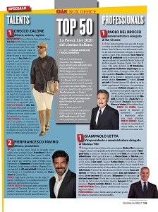 I TALENT E I BIG DELL'INDUSTRIA CINEMATOGRAFICA - La Power List del Cinema Italiano