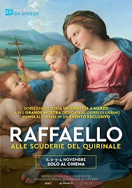 RAFFAELLO ALLE SCUDERIE DEL QUIRINALE - Evento speciale al cinema il 2, 3 e 4 novembre
