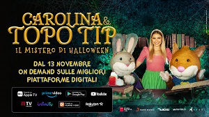 CAROLINA E TOPO TIP. IL MISTERO DI HALLOWEEN - Dal 13 novembre sulle piattaforme digitali
