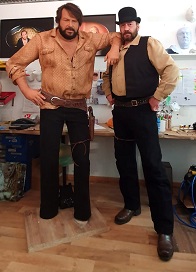 BUD SPENCER - Una statua per lui dell'artista Lisa Buscher