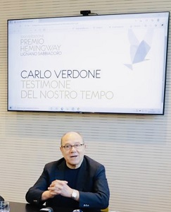 CARLO VERDONE - Premio Hemingway nella sezione 