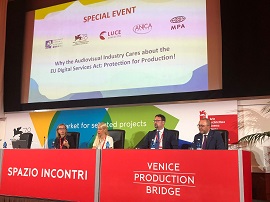 VENEZIA 78 - Al Lido l'industria cinematografica contro la pirateria audiovisiva