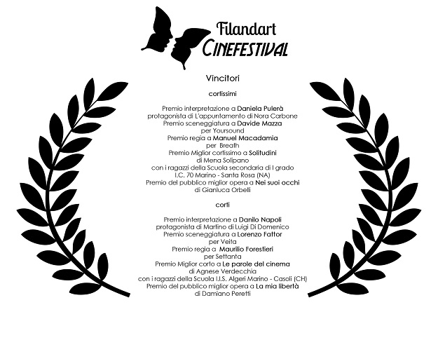 FILANDART CINEFESTIVAL 1 - Tutti i premi