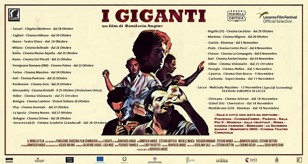 I GIGANTI - In programmazione dal 21 ottobre in 35 sale su tutto il territorio nazionale