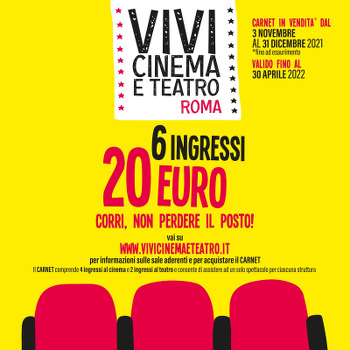 VIVICINEMA&TEATRO - Nel Lazio da oggi gli sconti per tornare in sala