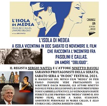 L'ISOLA DI MEDEA - Il 13 novembre all'Isola Vicentina In doc Festival