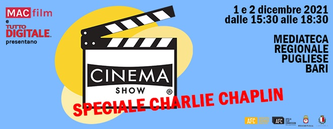 CINEMA SHOW 2021 - L'1 e il 2 dicembre a Bari
